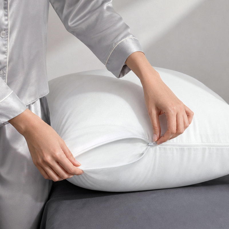 Protège-oreiller en polyester, Queen Pillowcase