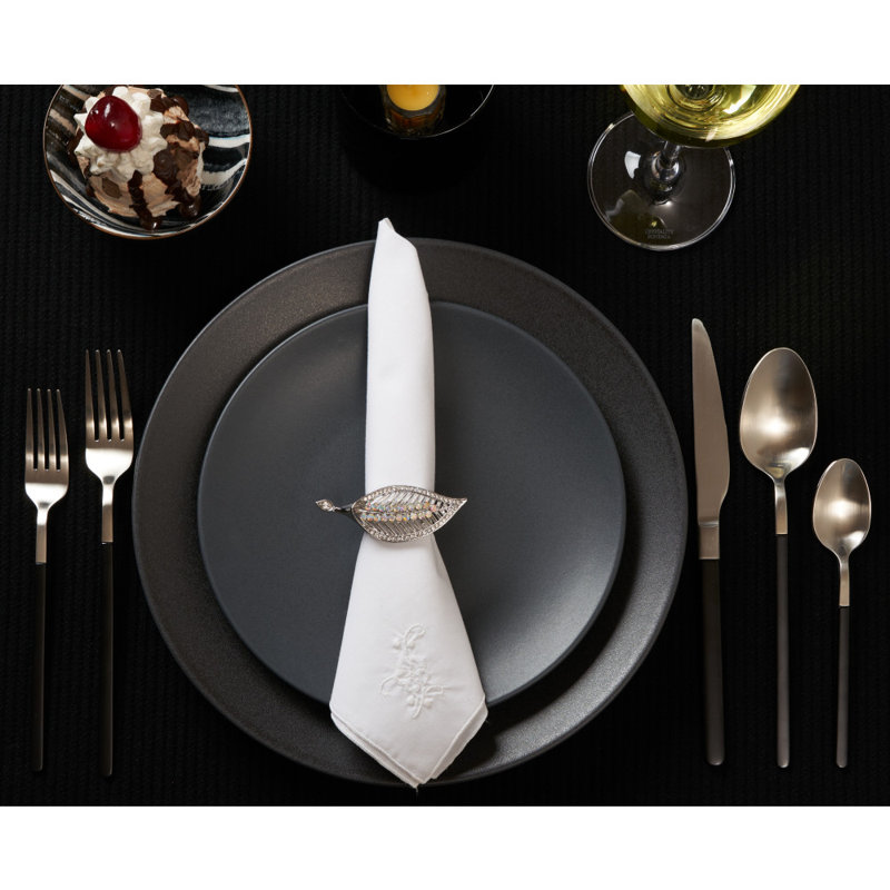 Metal Napkin Ring, Silver