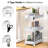 Lidia 66.5cm H x 40.1cm W Utility Cart with Wheels-1699981299