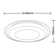 Aberdene Plastic LED Flush Mount