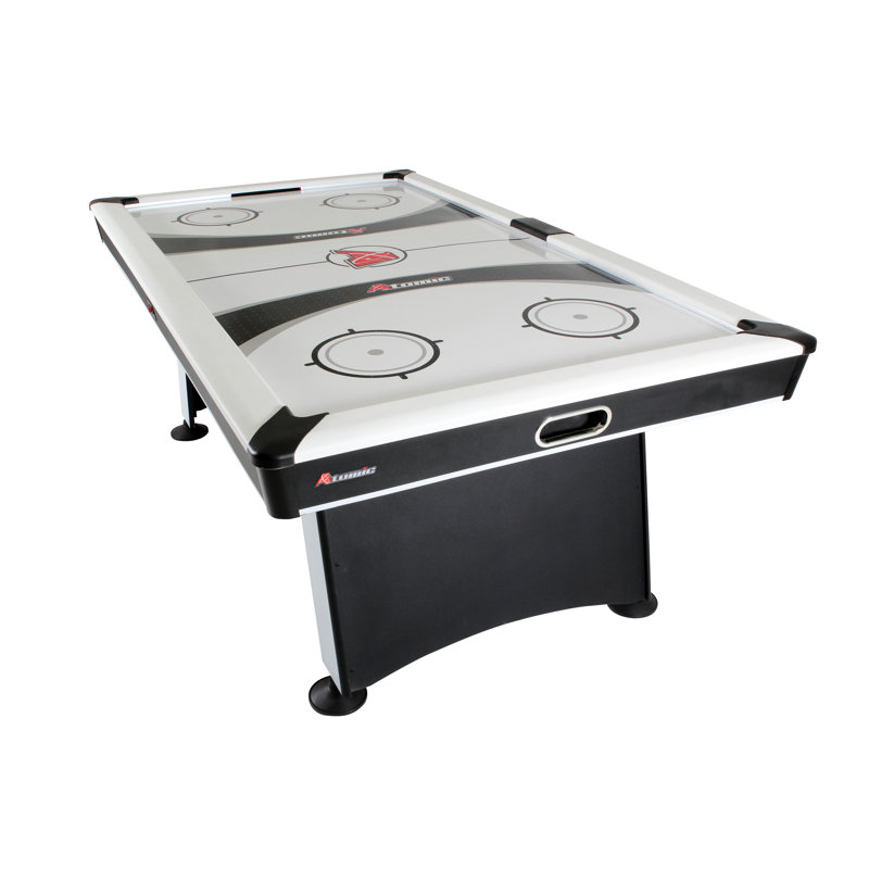 Atomic Blazer 7' Black and White Air Hockey Table