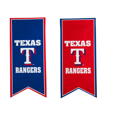 Toile de lin 2 faces 28 x 13 po MLB Drapeau de jardin