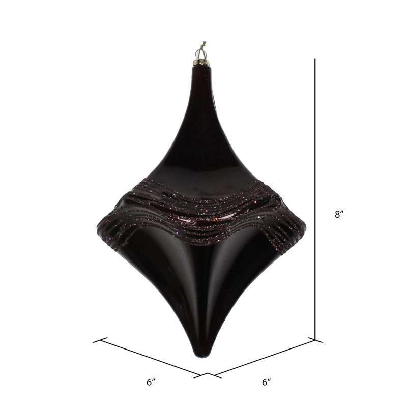 Ornement de Noël bonbon scintillant, Chocolat