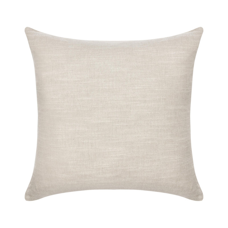 Kara Striped Cotton Reversible Throw Pillow, Black Striped