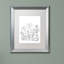 « simple fleur doodle », impression sur toile encadrée-19607714-19607712-70582985