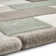 Brooklyn area rug Machine Woven Rectangle Beige/Green