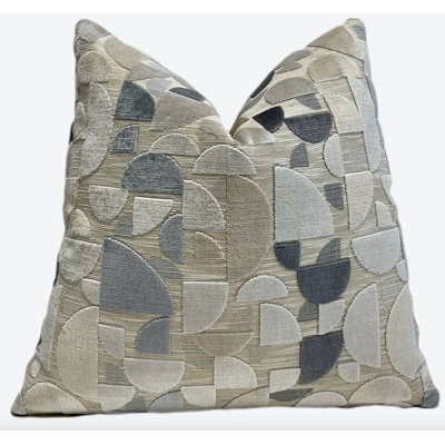 Geometric Velvet Throw Pillow Cover