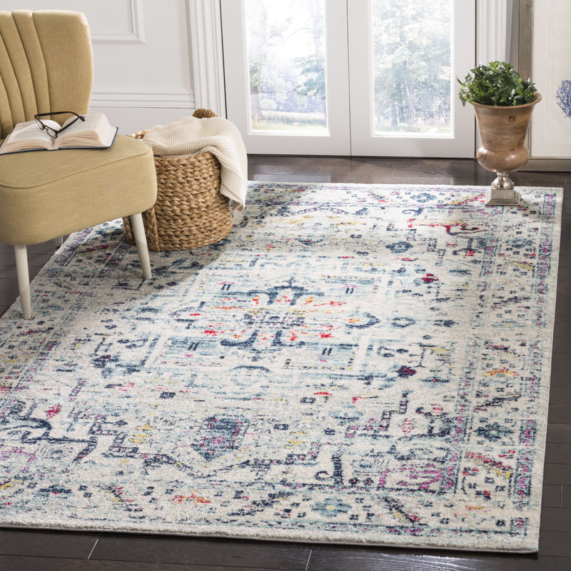 Swisher Oriental Hand Woven Area Rug, Rectangle 122 x 183 cm