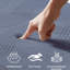 Surmatelas en mousse à mémoire de forme grand format - Surmatelas en gel rafraîchissant 2 po, coussin en mousse à soulagement de la pression-1420665902-1444584057