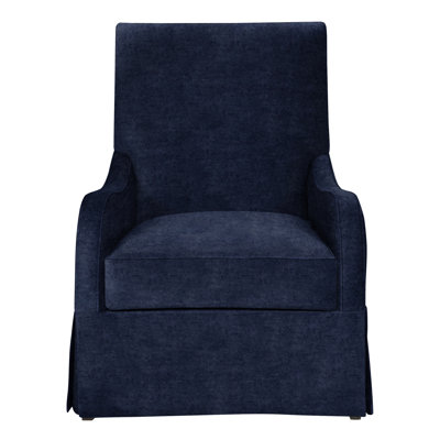 Zoe Swivel Slipcovered Armchair