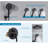 12 Inch Rainfall Shower System with Brass Valve - 2 Function (Top/Hand) & 3 Modes Handheld Shower (High Pressure)-126532334