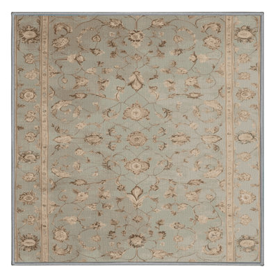Machine Washable Tabriz Gray Area Rug