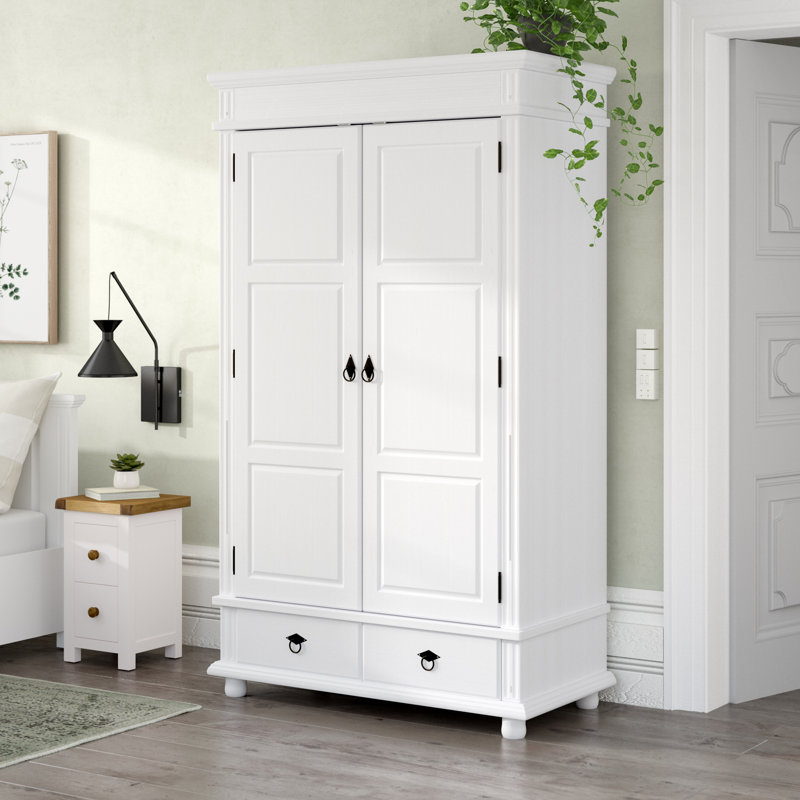 Elliott 2 Door Wardrobe, H199 x W116 x D57cm