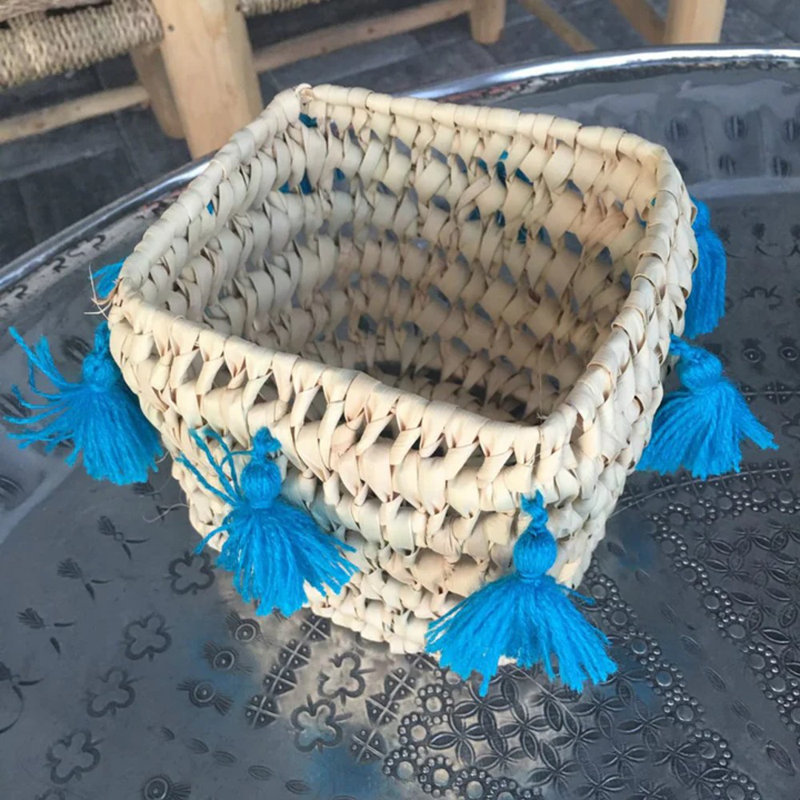 Catch All Basket, Turquoise