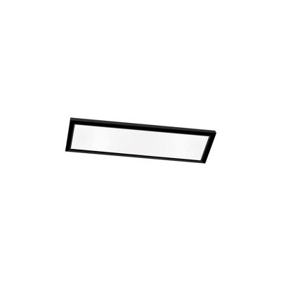 88CF2CB7AB084D1E8515D20A315D6B1E Panneau plat DEL Lugano 61 x 30,5 cm (24 x 12 pouces), 1870 lm, 3 circuits, 120-277 V, 25 W, noir