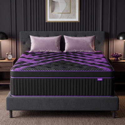 14 Inch Full Mattress Luxury Hybrid Twin Size Mattress in a Box Gel Memory Foam Medium Firm for Pressure Relief Cool Night, Motion Isolation Edge Support CertiPUR-US Certified