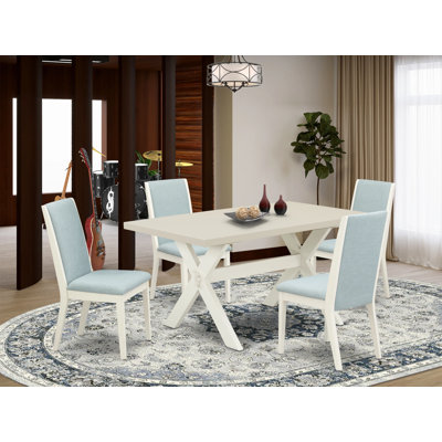 4 - Person Solid Wood Dining Set