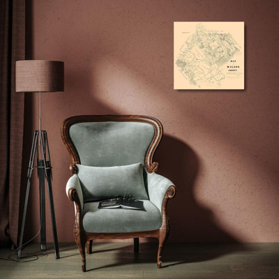 Lark Manor™ Walsh Gallery Wrapped Canvas Art Titled: Wilson County Texas - Walsh 1879 TXWI0009