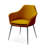 Teegan 19'' H Upholstered Metal Armchair-438107531-490950966