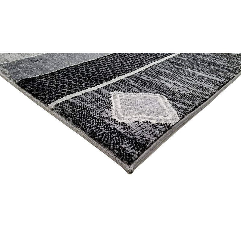 Elegant Rug, Modern Indoor Area Rug With Abstract Design For Home, Rectangle 7' x 10'