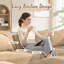 Canapé d'angle modulaire surdimensionné Cloud avec velours côtelé haut de gamme, accoudoirs extra-épais, coussins résistants et 12 coussins décoratifs pour un confort et un style ultimes.-1535994107