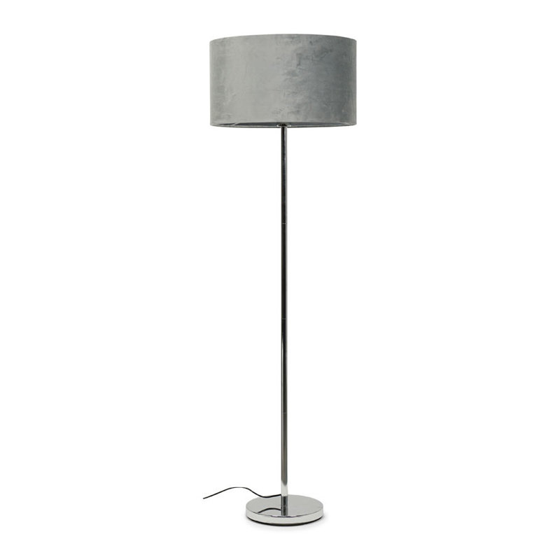 Pearletta Traditional Floor Lamp Set, Chrome, No, Blue