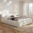 Upholstered Platform Bed With Plush Headboard & Footboard-421134410-427587928
