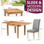 6 - Person Solid Oak Dining Set