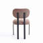 Ensemble de 2 chaises de salle à manger modernes, rembourrées Boucle
