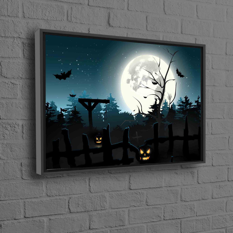 Print on Canvas, Framed Print without Mat, 80 cm H x 110 cm W, Black