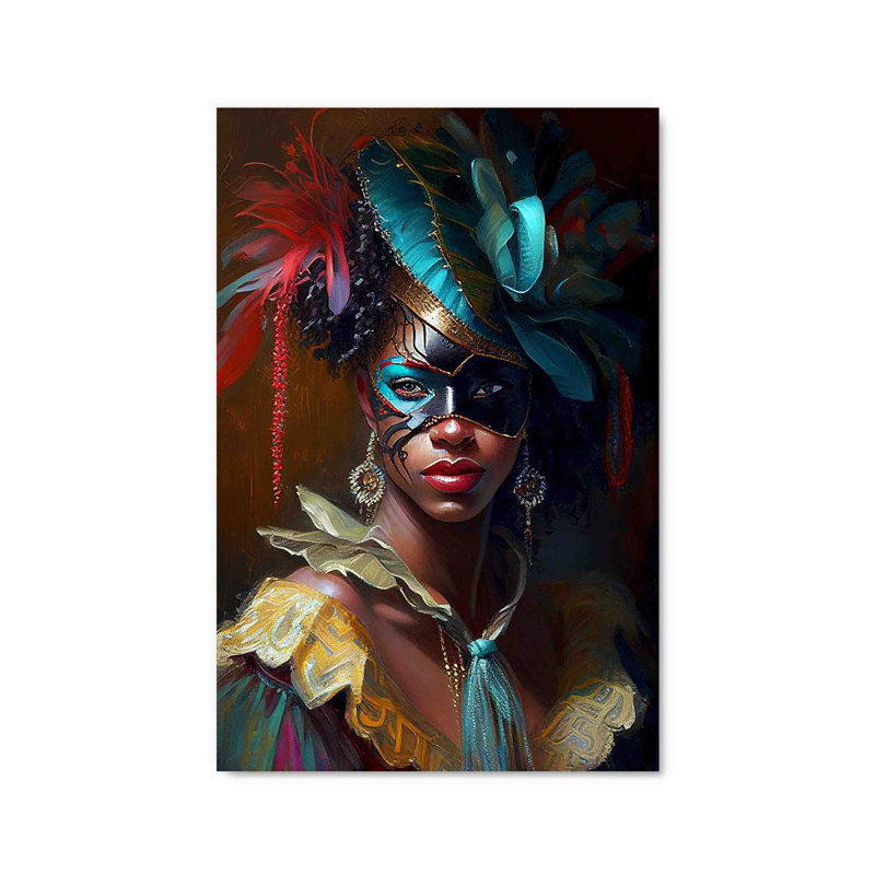 " Masquerade Mask ", 36" H x 24" W x 1" D