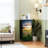 4 Drawer Dresser for Bedroom, Narrow Chest of Drawers, Wooden Top and Study Iron Frame 18"x37.5"-(WxH)