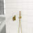 10 Inch Square Shower Head System - Gold Ceiling Mount Dual With Valve, Rainfall And Handheld, Easy To Install & Clean Installation-121320210