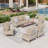 7 - Person Outdoor Furniture Sets With Thick Cushions-1491961878