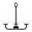 Sirkka 3-Light Matte Black Pendant Light-343957281