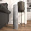 Vase gris décoratif en céramique à motif gravé-977777532