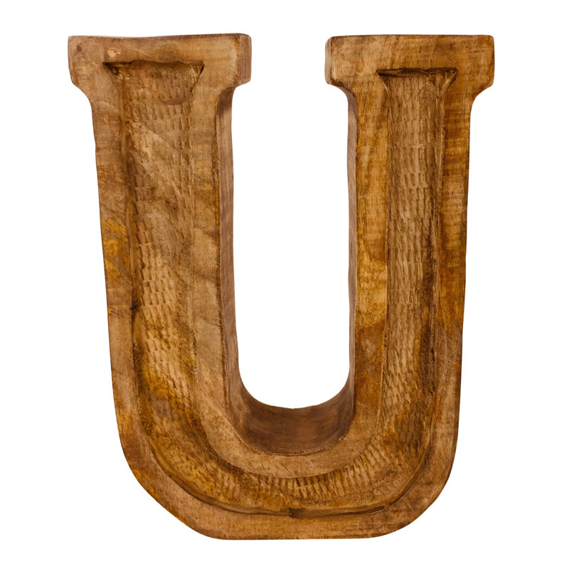 Jaliyah Text & Numbers Letter Block, U