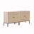 Set of 2 Rolland A Console Table Side Table with Rattan Door