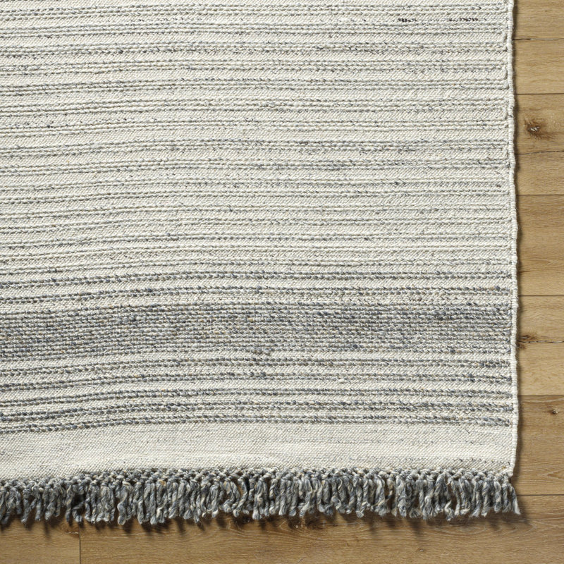 Sukie Flatweave Wool Striped Rug, Rectangle 2' x 3'