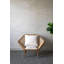 Chaise de loisirs en teck 41 po x 32 po x 29,5 po Tectona