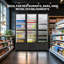 39.8 Cu.Ft. 3 Glass Door Beverage Refrigerator – Frost-Free, 360° Cooling, Adjustable Shelves