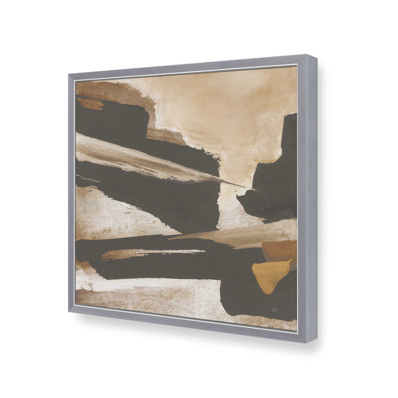 «Avalanche I» par Chris Paschke, reproduction d'art, H 20 po x l 20 po, Argent argent