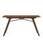 Ensemble de salle à manger 7 pièces Kaela de style scandinave avec chaises rembourrées et table rectangulaire