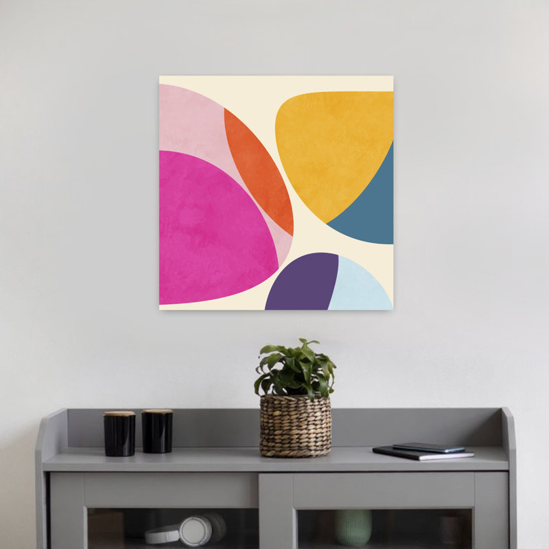 Art contemporain, art contemporain abstrait, H 18 po x l 18 po