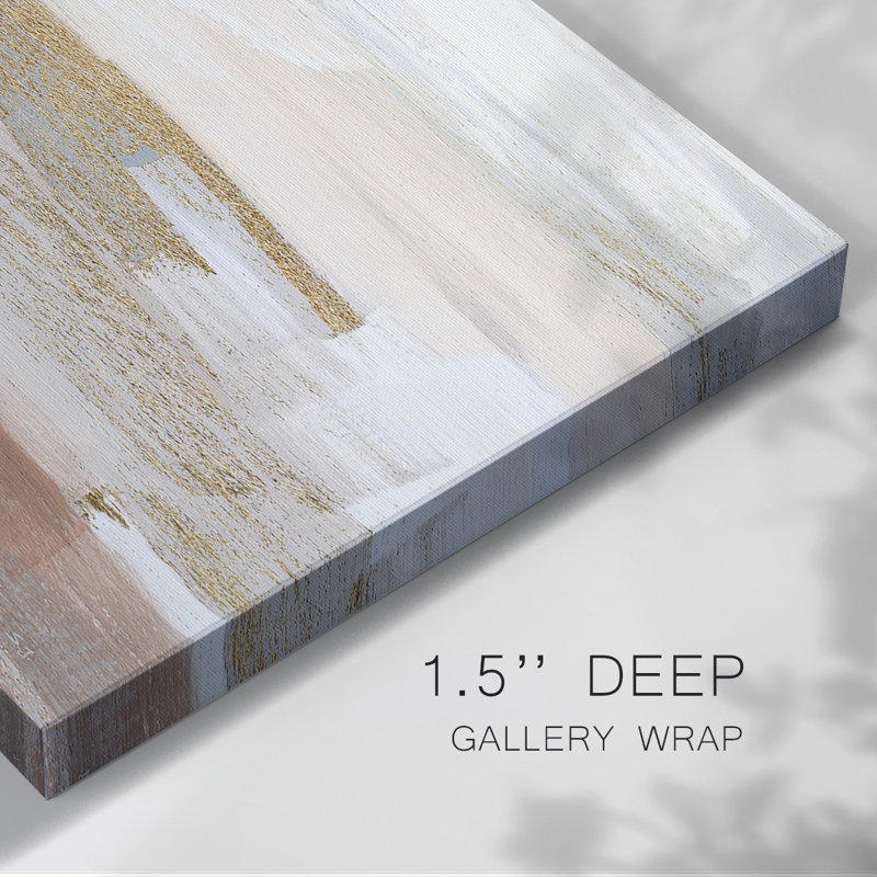 Toile tendue avec galerie Gold Quartz II, H 40 po x l 60 po
