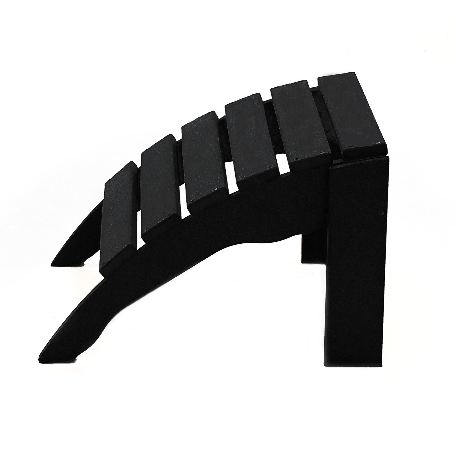 Leighton Patio Footstool, Black