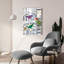 Art mural en verre acrylique 24 po x 36 po «Bird Intersection 1» par Lori Arbel-116352503