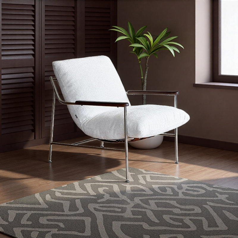 Fauteuil inclinable moderne et luxueux., Blanc