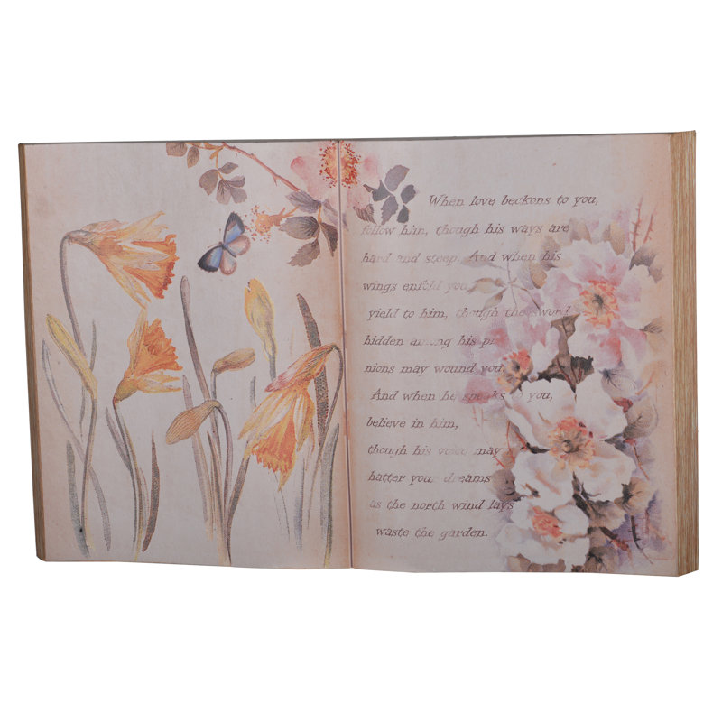 Handmade Farmhouse Plants & Flowers Wall Decor, 13.5" H x 21.5" W x 1.4" D