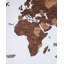 Décoration murale minimaliste, art mural carte du monde 3D-84014604